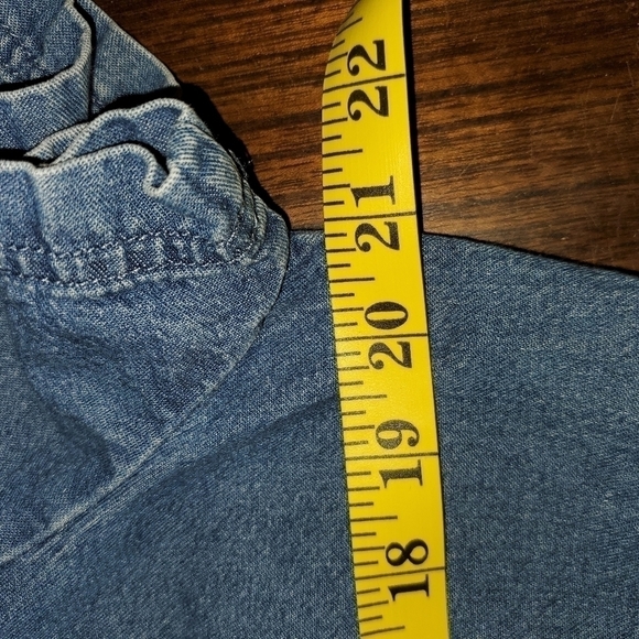 Bobbie Brooks s/s embroidered denim shirt - Picture 7 of 7